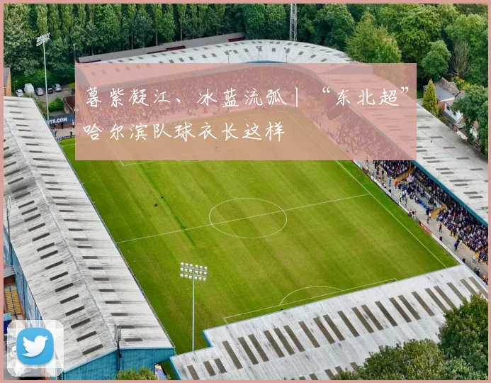 暮紫凝江、冰蓝流弧丨“东北超”哈尔滨队球衣长这样